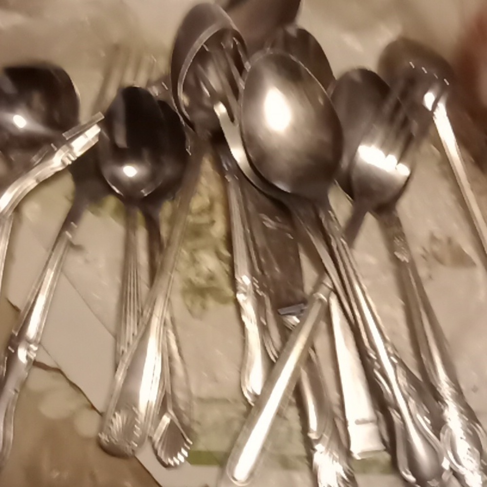 Knife spoon fork teaspoons kitchen stuff